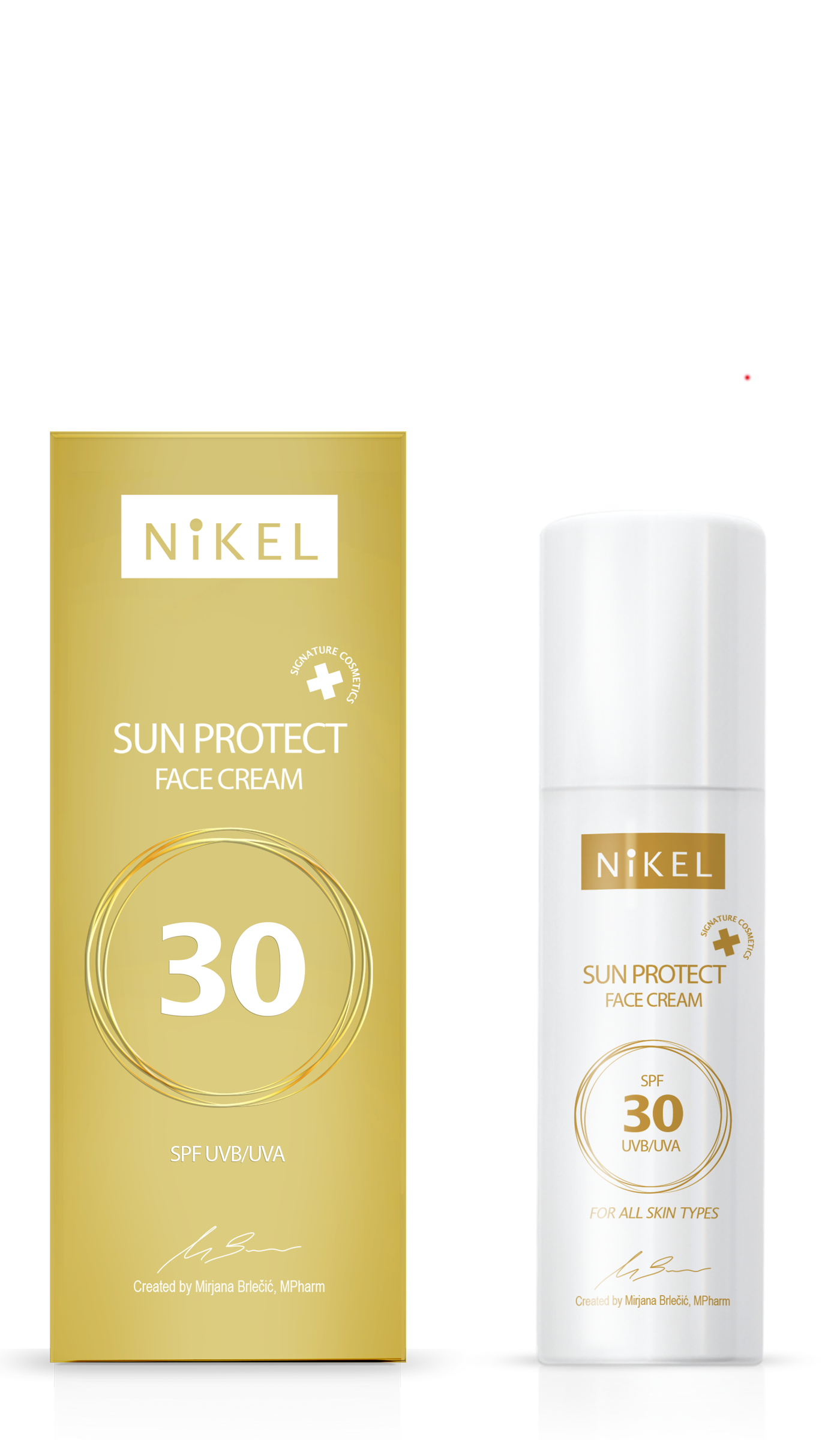 SONNENSCHUTZ UVA+UVB-Gesichtscreme mit Lichtschutzfaktor 30